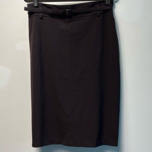 Brown Pencil Skirt